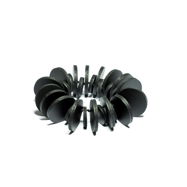 Bracelet en cuir, noir